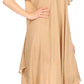 Sakkas Everyday Essentials Cap Sleeve Caftan Dress / Cover Up