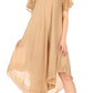 Sakkas Everyday Essentials Cap Sleeve Caftan Dress / Cover Up