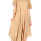 Sakkas Everyday Essentials Cap Sleeve Caftan Dress / Cover Up