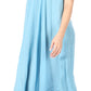 Sakkas Everyday Essentials Cap Sleeve Caftan Dress / Cover Up