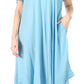 Sakkas Everyday Essentials Cap Sleeve Caftan Dress / Cover Up