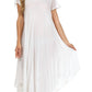 Sakkas Everyday Essentials Cap Sleeve Caftan Dress / Cover Up