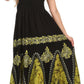 Sakkas Batik Sunshine Peasant Dress