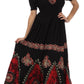 Sakkas Batik Sunshine Peasant Dress