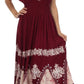 Sakkas Batik Sunshine Peasant Dress