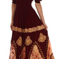 Sakkas Batik Sunshine Peasant Dress