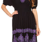 Sakkas Batik Sunshine Peasant Dress