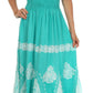 Sakkas Batik Sunshine Peasant Dress