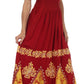 Sakkas Batik Sunshine Peasant Dress