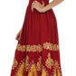 Sakkas Batik Sunshine Peasant Dress