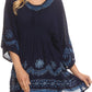 Sakkas Ketana Batik Tunic Cover Up