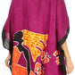 Sakkas Trina Women's Casual Loose Beach Poncho Caftan Dress Cover-up Many Print