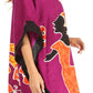 Sakkas Trina Women's Casual Loose Beach Poncho Caftan Dress Cover-up Many Print