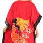 Sakkas Trina Women's Casual Loose Beach Poncho Caftan Dress Cover-up Many Print
