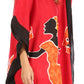 Sakkas Trina Women's Casual Loose Beach Poncho Caftan Dress Cover-up Many Print