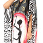 Sakkas Trina Women's Casual Loose Beach Poncho Caftan Dress Cover-up Many Print