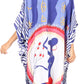Sakkas Trina Women's Casual Loose Beach Poncho Caftan Dress Cover-up Many Print