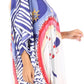 Sakkas Trina Women's Casual Loose Beach Poncho Caftan Dress Cover-up Many Print