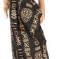 Sakkas Trina Women's Casual Loose Beach Poncho Caftan Dress Cover-up Many Print
