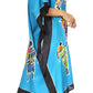 Sakkas Trina Women's Casual Loose Beach Poncho Caftan Dress Cover-up Many Print