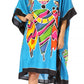 Sakkas Trina Women's Casual Loose Beach Poncho Caftan Dress Cover-up Many Print