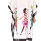 Sakkas Trina Women's Casual Loose Beach Poncho Caftan Dress Cover-up Many Print
