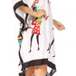 Sakkas Trina Women's Casual Loose Beach Poncho Caftan Dress Cover-up Many Print