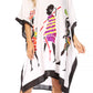 Sakkas Trina Women's Casual Loose Beach Poncho Caftan Dress Cover-up Many Print
