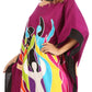 Sakkas Trina Women's Casual Loose Beach Poncho Caftan Dress Cover-up Many Print