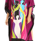 Sakkas Trina Women's Casual Loose Beach Poncho Caftan Dress Cover-up Many Print