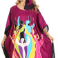 Sakkas Trina Women's Casual Loose Beach Poncho Caftan Dress Cover-up Many Print