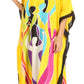Sakkas Trina Women's Casual Loose Beach Poncho Caftan Dress Cover-up Many Print