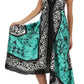 Sakkas Silky V-Neck Halter Handkerchief Hem Maxi Dress