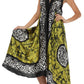 Sakkas Silky V-Neck Halter Handkerchief Hem Maxi Dress