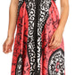 Sakkas Silky V-Neck Halter Handkerchief Hem Maxi Dress