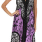 Sakkas Silky V-Neck Halter Handkerchief Hem Maxi Dress