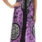 Sakkas Silky V-Neck Halter Handkerchief Hem Maxi Dress