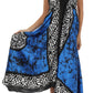 Sakkas Silky V-Neck Halter Handkerchief Hem Maxi Dress