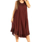 Sakkas Everyday Essentials Caftan Tank Dress / Cover Up