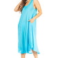 Sakkas Everyday Essentials Caftan Tank Dress / Cover Up