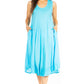 Sakkas Everyday Essentials Caftan Tank Dress / Cover Up
