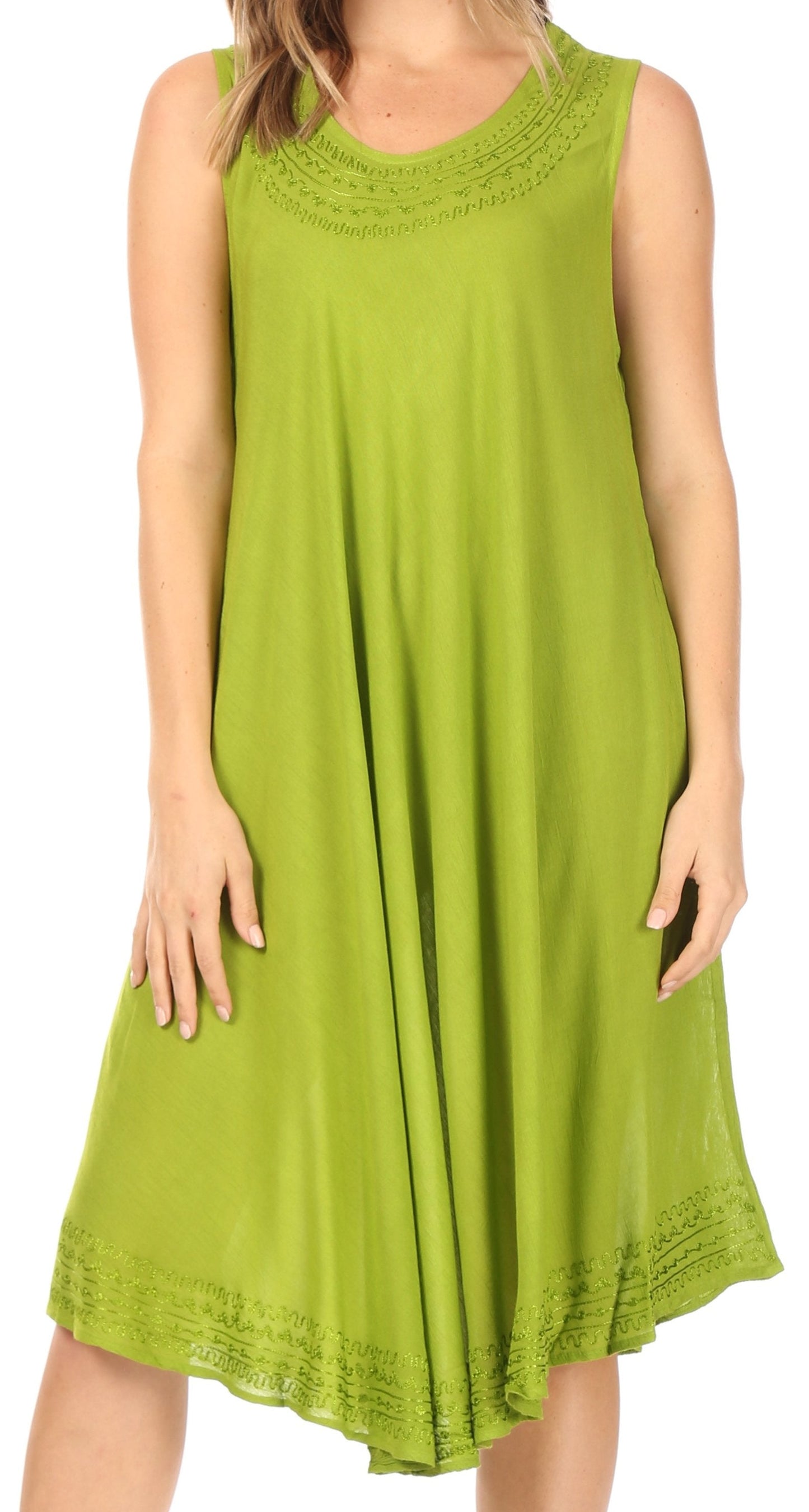 Sakkas Everyday Essentials Caftan Tank Dress / Cover Up