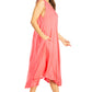 Sakkas Everyday Essentials Caftan Tank Dress / Cover Up
