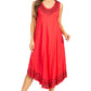 Sakkas Everyday Essentials Caftan Tank Dress / Cover Up