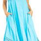 Sakkas Everyday Essentials Caftan Tank Dress / Cover Up