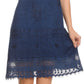 Sakkas Ameelynn Short Embroidered Batik Festival Sleeveless Spaghetti Strap Dress