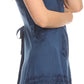 Sakkas Ameelynn Short Embroidered Batik Festival Sleeveless Spaghetti Strap Dress
