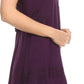 Sakkas Ameelynn Short Embroidered Batik Festival Sleeveless Spaghetti Strap Dress