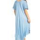 Sakkas Watercolor Palm Tree Tank Caftan Dress