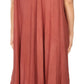 Sakkas Watercolor Palm Tree Tank Caftan Dress